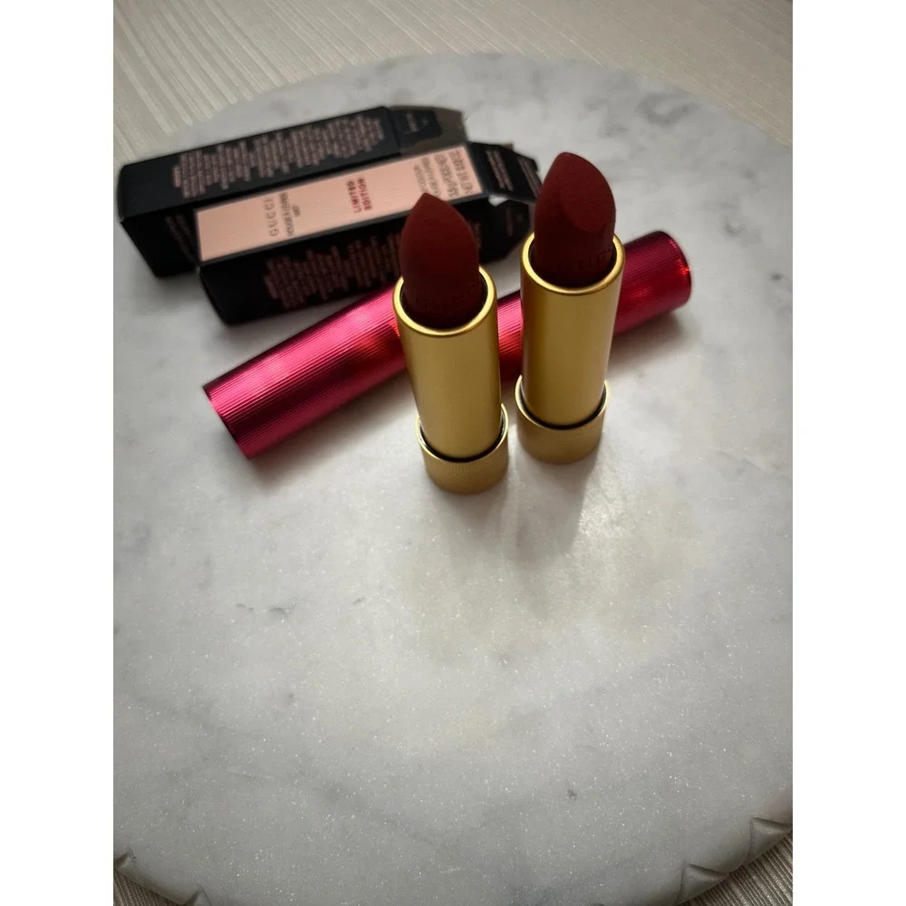 Gucci Rouge a Levres Lipstick Matte 505 Janet Rust Limited Edition Lip 3.5g x 2
